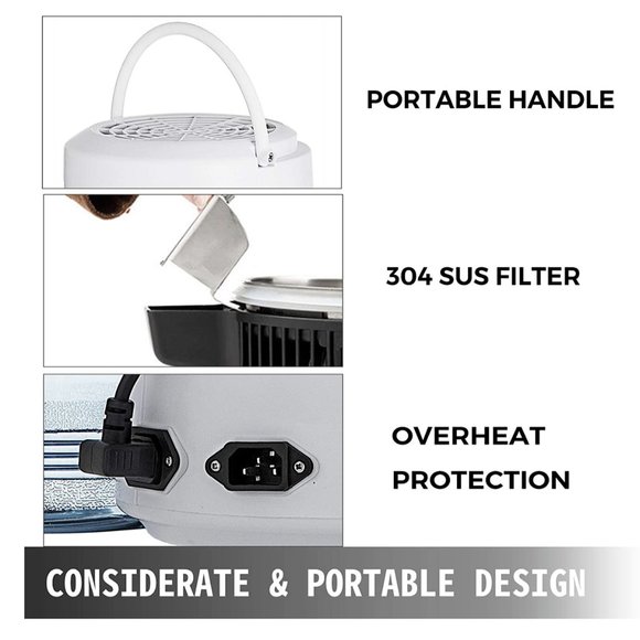 Pure Water Distiller 750W Purifier Filter Fully Upgraded 1.1 Gal /4L - Picture 6 of 9